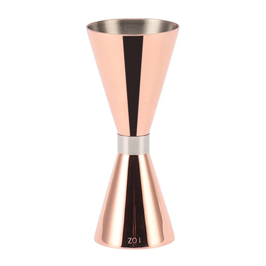 Koktejlová odměrka oboustranná 304 nerezová ocel barová odměrná nádoba se stupnicí pro domácí párty