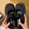 Chunky Womens Mary Jane Shoes 2026 Spring Vintage High Heels Korean Platform Fashion Non-slip Outdoor Casual Shoes Zapatos Mujer