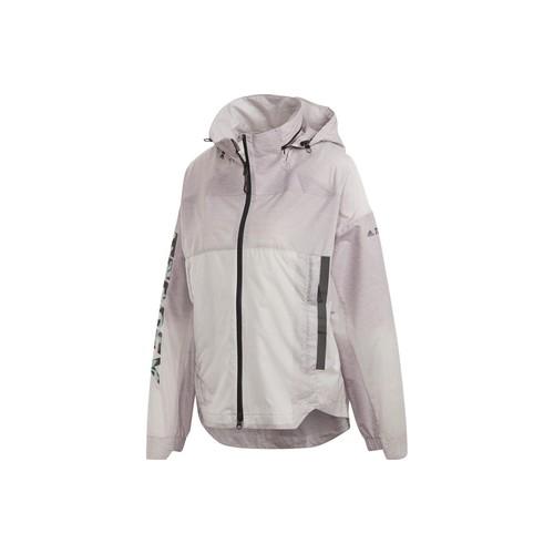 

adidas color-block casual sports long-sleeve jacket for women, light pink S светло-розовый