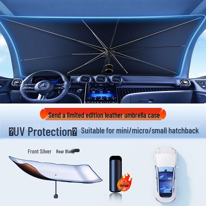 

Автомобильный солнцезащитный козырек, теплоизоляционная шторка для лобового стекла, летняя защита. 4x Sunshade, 68% UV Protection