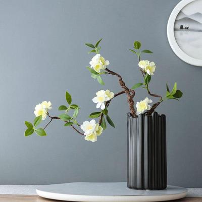 Künstlicher Pflaumenblütenzweig Dekor: Wachspflaume, Pfirsichblüte für das Wohnzimmer - Chinesische Blumenverzierung