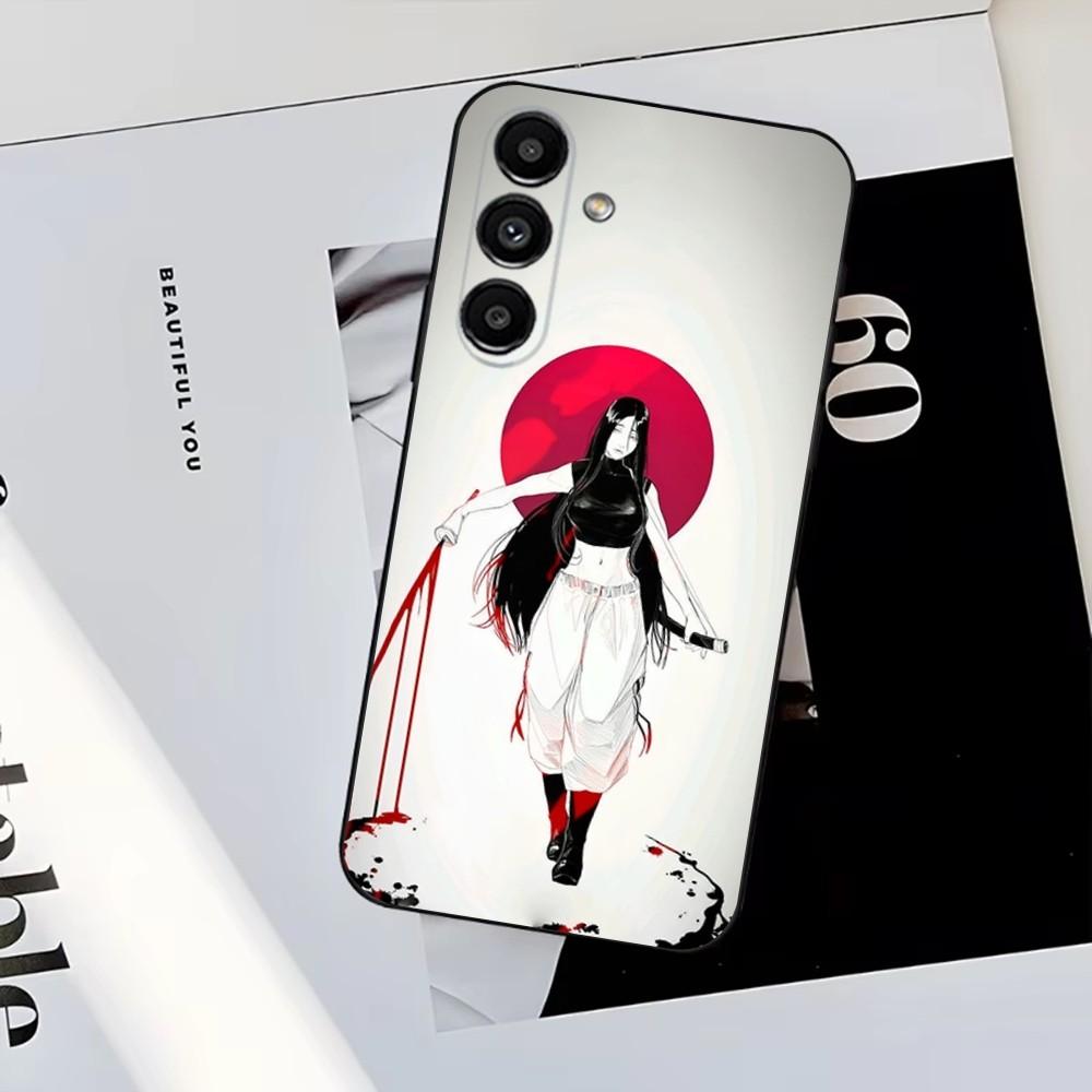 Retsu U-Unohana Phone Case For Samsung S25,S24,S23,S22,S21,S20,S10,Ultra,Plus,Lite,FE,Soft Silicone Black Cover