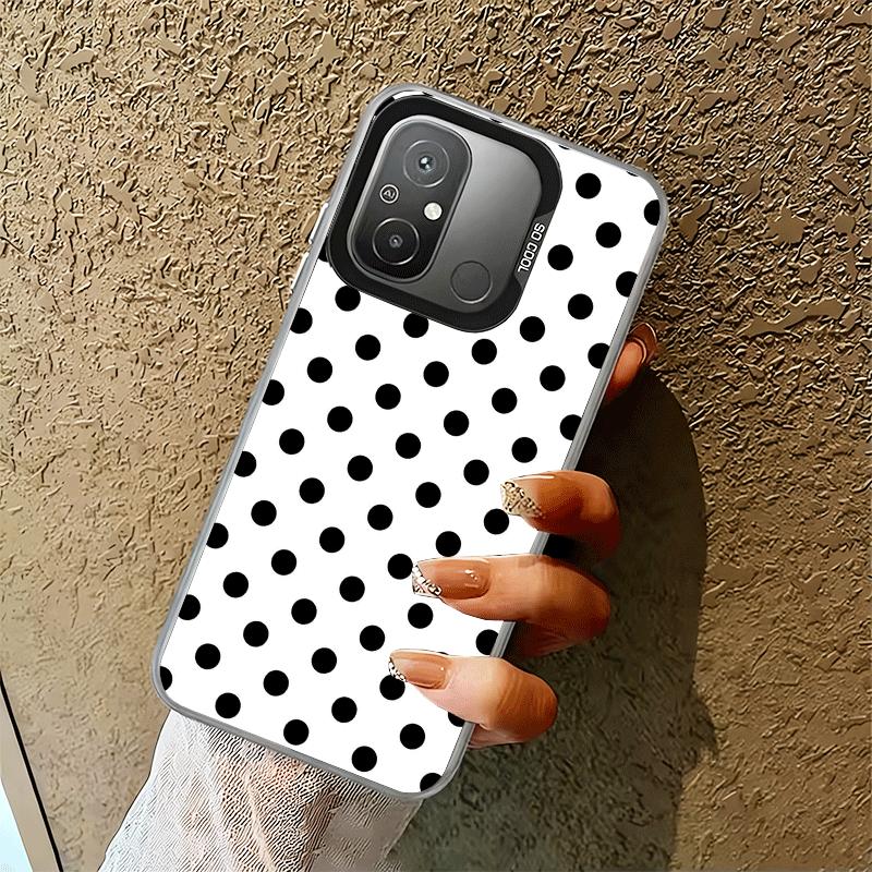 Polka Dots Art Fashion Desgin Shockproof Phone Case for Xiaomi Poco X7 X6 X5 X3 Pro F7 Ultra M8 Redmi 15C 15 14C 13C 12C 10C 13