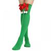 Christmas Over Knee Thigh Socks Knee-High Warm Stocking Women Boot Sock Leg Warmer High Socks for Daily Wear Xmas Party Cosplay