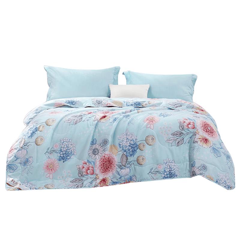 Fuanna 7-Hole Antibacterial Printed Summer Quilt