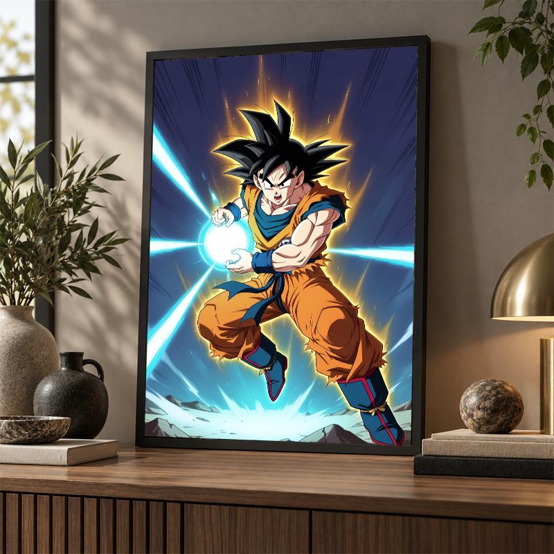 5D Diamond Painting Dragon Ball Goku DIY Full Drill Diamond Art Kit Home Decoration