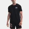 Under Armour Casual Breathable Running T-Shirt Men Tops Black 1369405-001