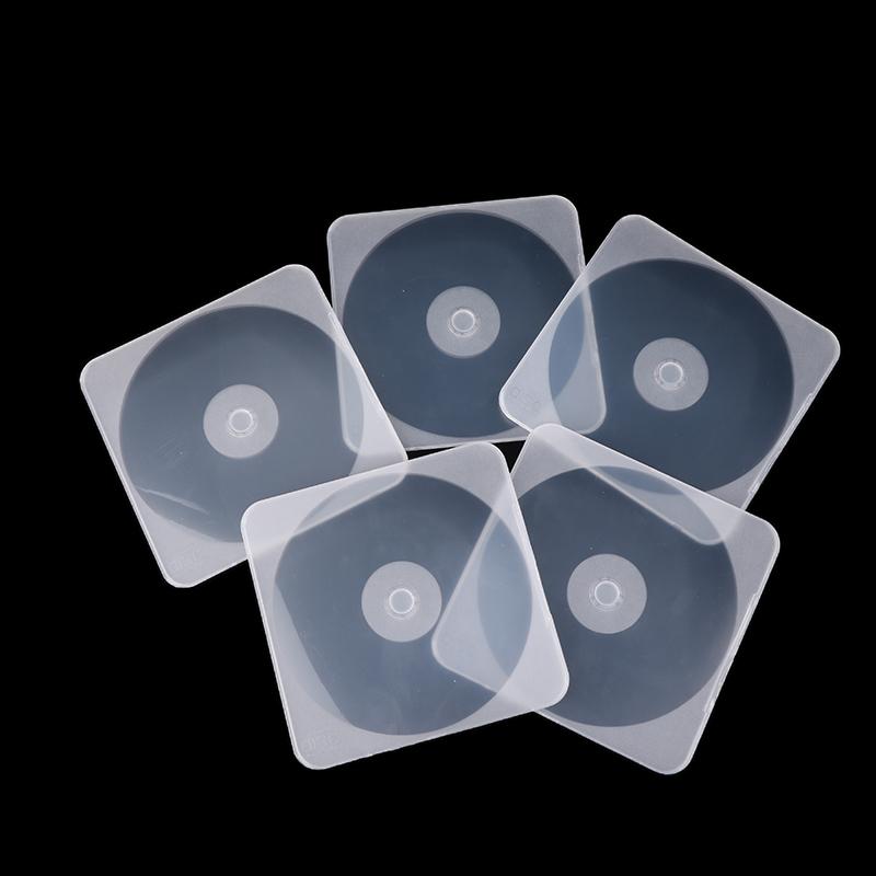 1/2/5 Stücke Transparent Kunststoff Einzelstück CD Fall Verdickt DVD Disc Box