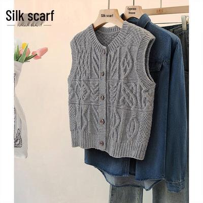 Women's Retro Knit Vest