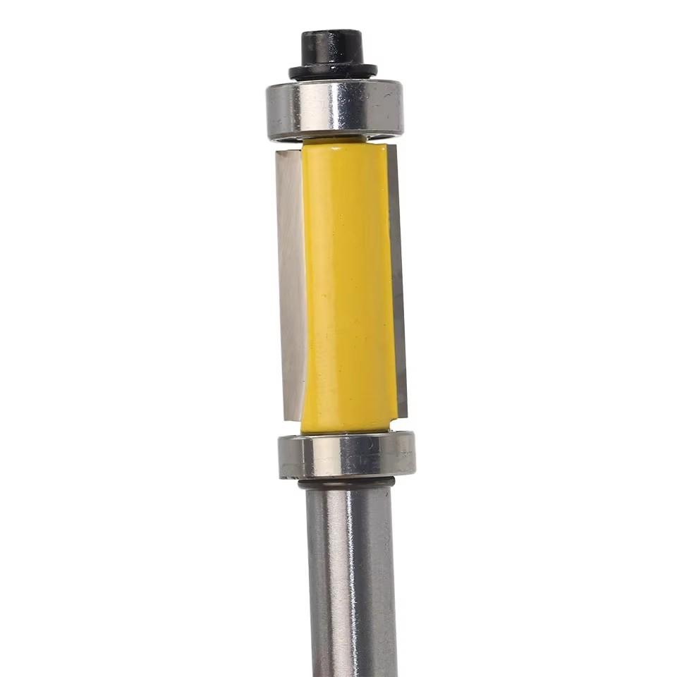 8mm Shank Bottom & Top With Bearing Flush Trim Router Bit Carbide Straight Milling Cutters Woodworking Tools