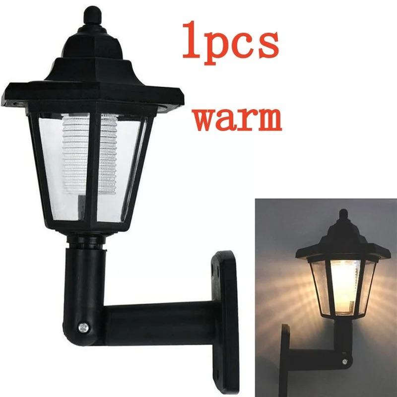 

Solar LED Wall Lamp Outdoor Solar Lamp Powered Sunlight Wall Light Waterproof Motion Sensor Street Light Garden Decoration Hexagonal Palace Lamp