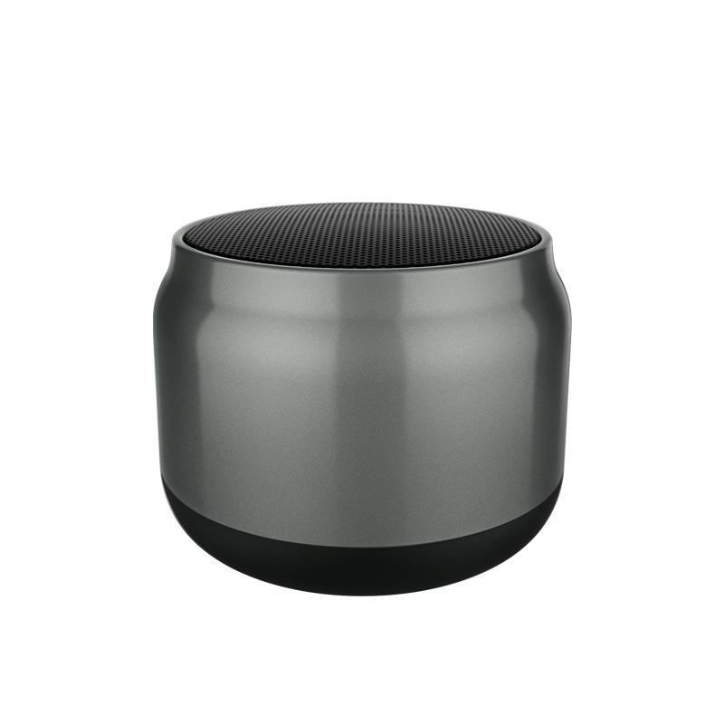 

Mini Bluetooth Steel Cannon Bass Speaker: Portable Desktop Music Gift