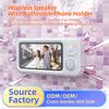 HBS615 Bathroom Waterproof Phone Box with Bluetooth Speaker Sound System Bracket Touchscreen Phone Holder Shower Case