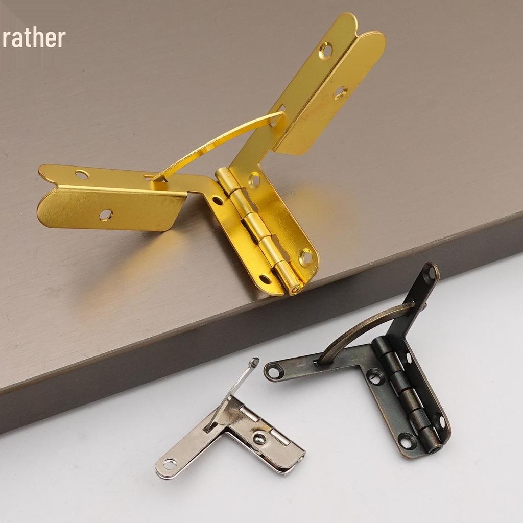 Retro Wooden Box Seven-Character 90° Iron Hinge - Small Leaf Hinge for Airplane-Style Hardware