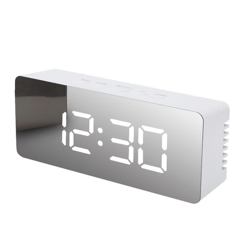 Longdai LED Mirror Digital Alarm Clock with Temperature