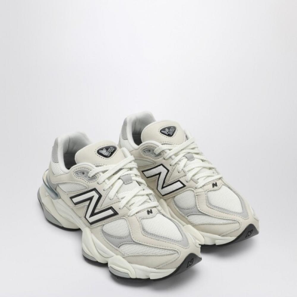 

New Balance Ivory And Grey Fabric And Leather Sneakers U9060zgfle Sa US8