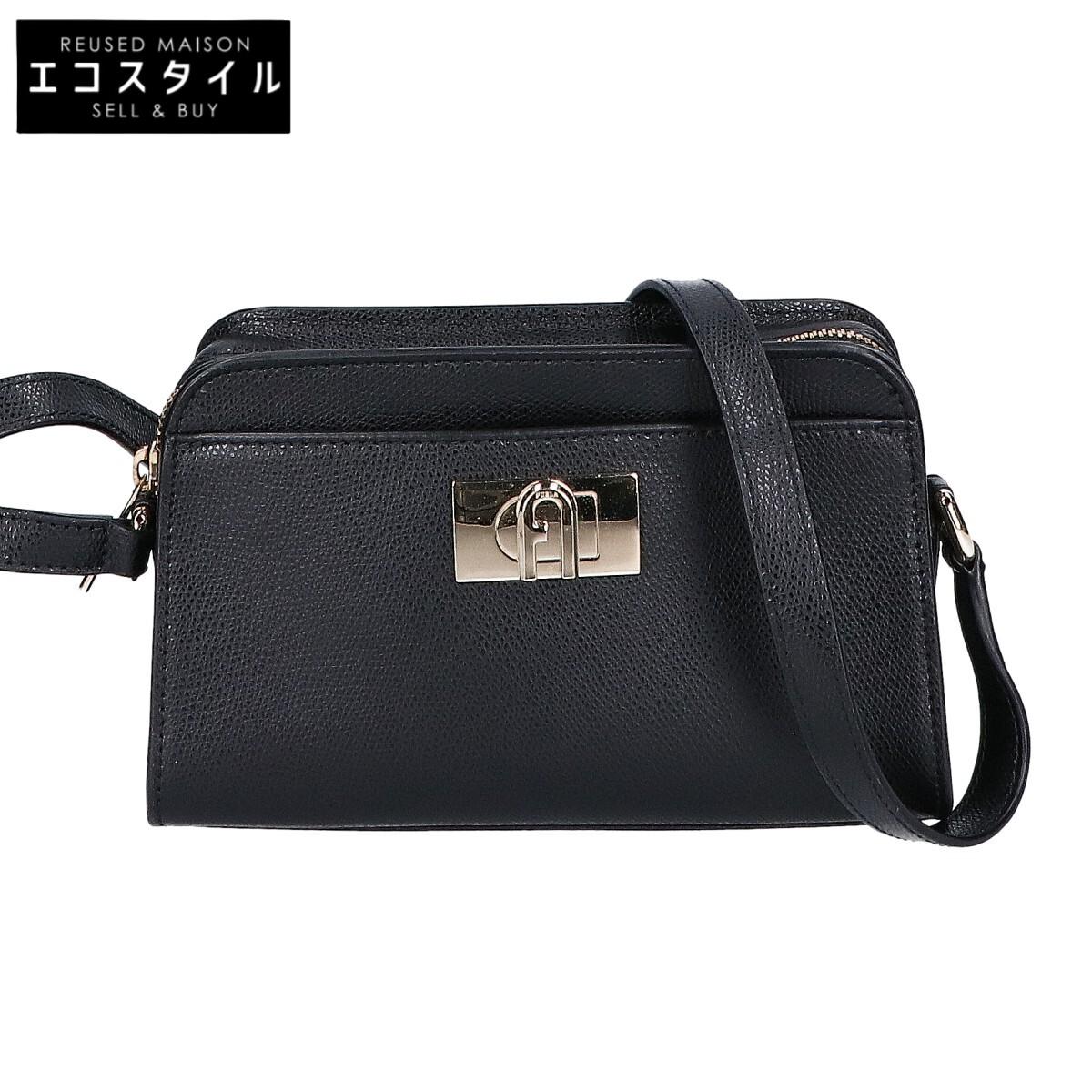 

FURLA WB01083 1927 MINI CROSSBODY Mini Crossbody Shoulder bag blackUsed