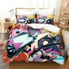 Anime Panty Stocking Garterbelt Bedding Set 3D Printed Suitable for Bedroom Duvet Cover Set With Pillowcases Kids Home Textile