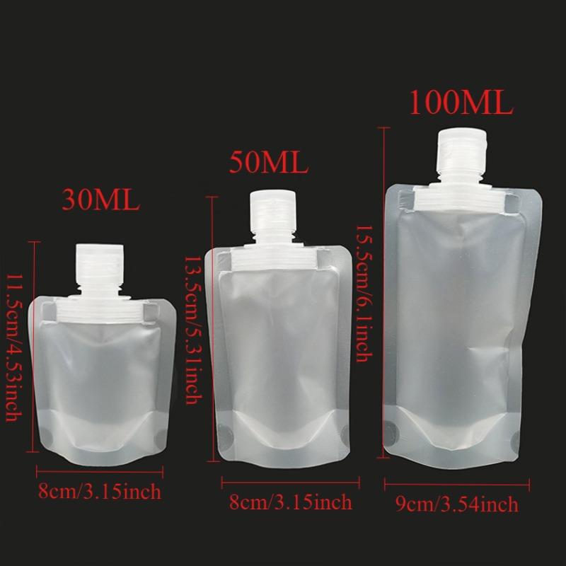 Xiaomi 30/50/100ML Travel Portable Disposable Split Bottle Travel Cosmetics Lotion Shower Gel Shampoo Split Bag Plastic Container