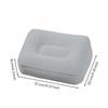 Inflatable Travel Footrest Cushion Aufblasbar Foot Support Tragbar for Travelers