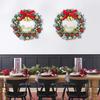 Sanda Holiday Decoration Set: Snowflake Gift Bag, Bell Tag, Bow, and Wreath Photography