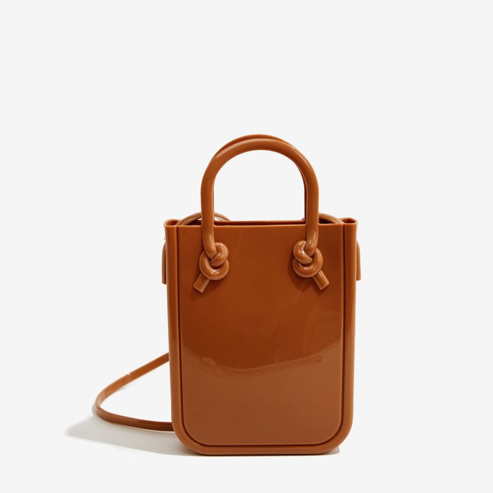 Leisure PVC Shoulder Bag Simple Mini Messenger Bag Fashion Storage Bag Mobile Phone Bag  Vacation