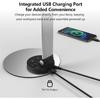 LED Desk Lamp for Home Office, Foldable Desk Light USB Charging Port Touch Control, 3 Color Temp, 6 Brightness, Metal Table Lamp Eye-Caring Reading