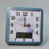 Wall Clock Dual Purpose Quartz Clock Simple Square Clock with Electronic Clock Lunar Calendar Display