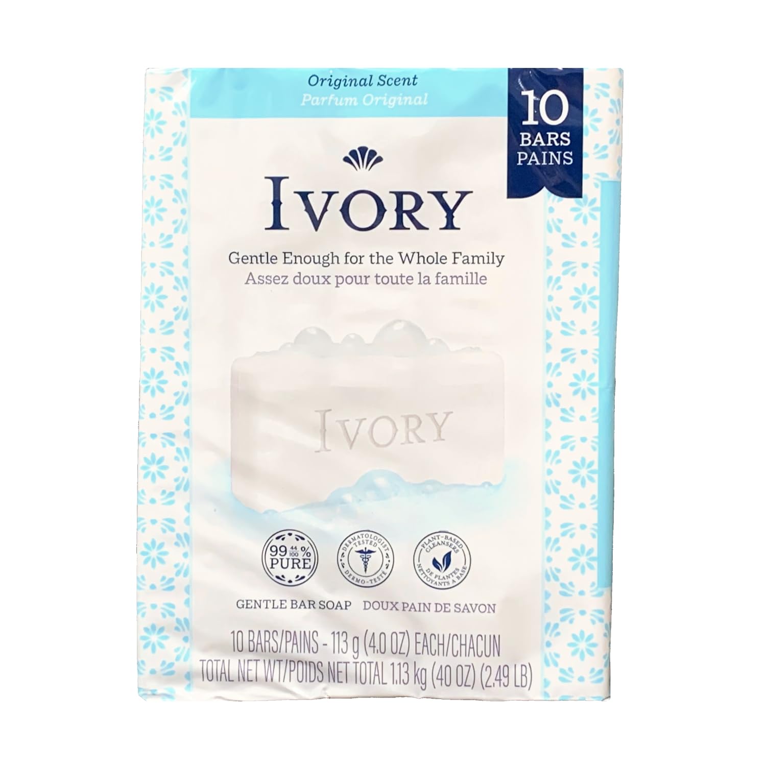 

IVORY Ivory soap original 10 pack 0037000827580