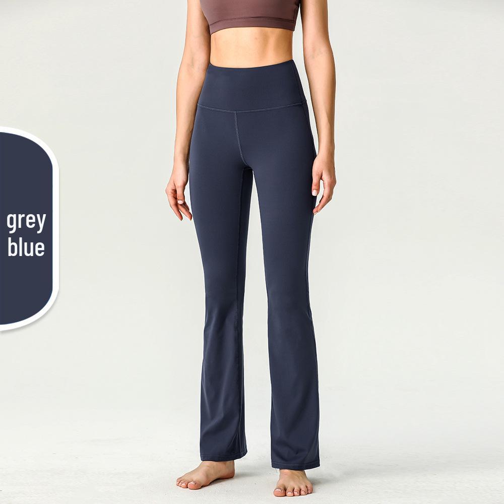 Uarun Women's Super High Waist Flare Yoga Pants - High Elastic, Nude Feel Running Tights