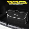 PIG1 Car Trunk Felt Storage Box Folding Organizer Auto Interior Accessories For Volkswagen VW Jetta Golf Beetle CC EOS GTI MK2 MK4