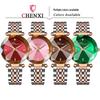 Morning Light Women's Fashion Watch - Diamond-Shaped Glass, Waterproof Quartz