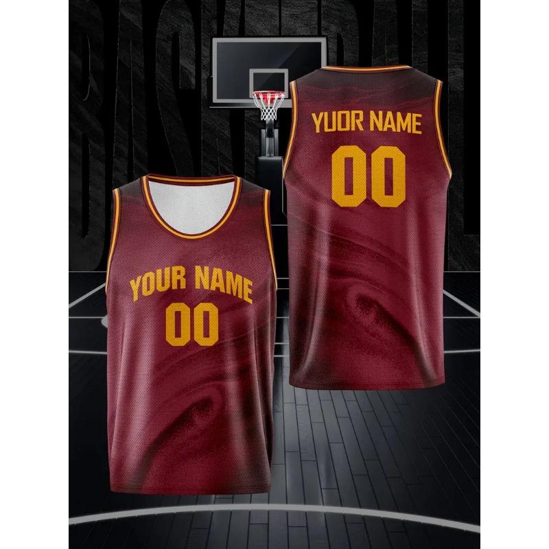 2025 New Customization Name And Number Men Vest 3D Full Printed Fashion Basketball Tank Tops Sportswear Custom DIY Fit Team Tops