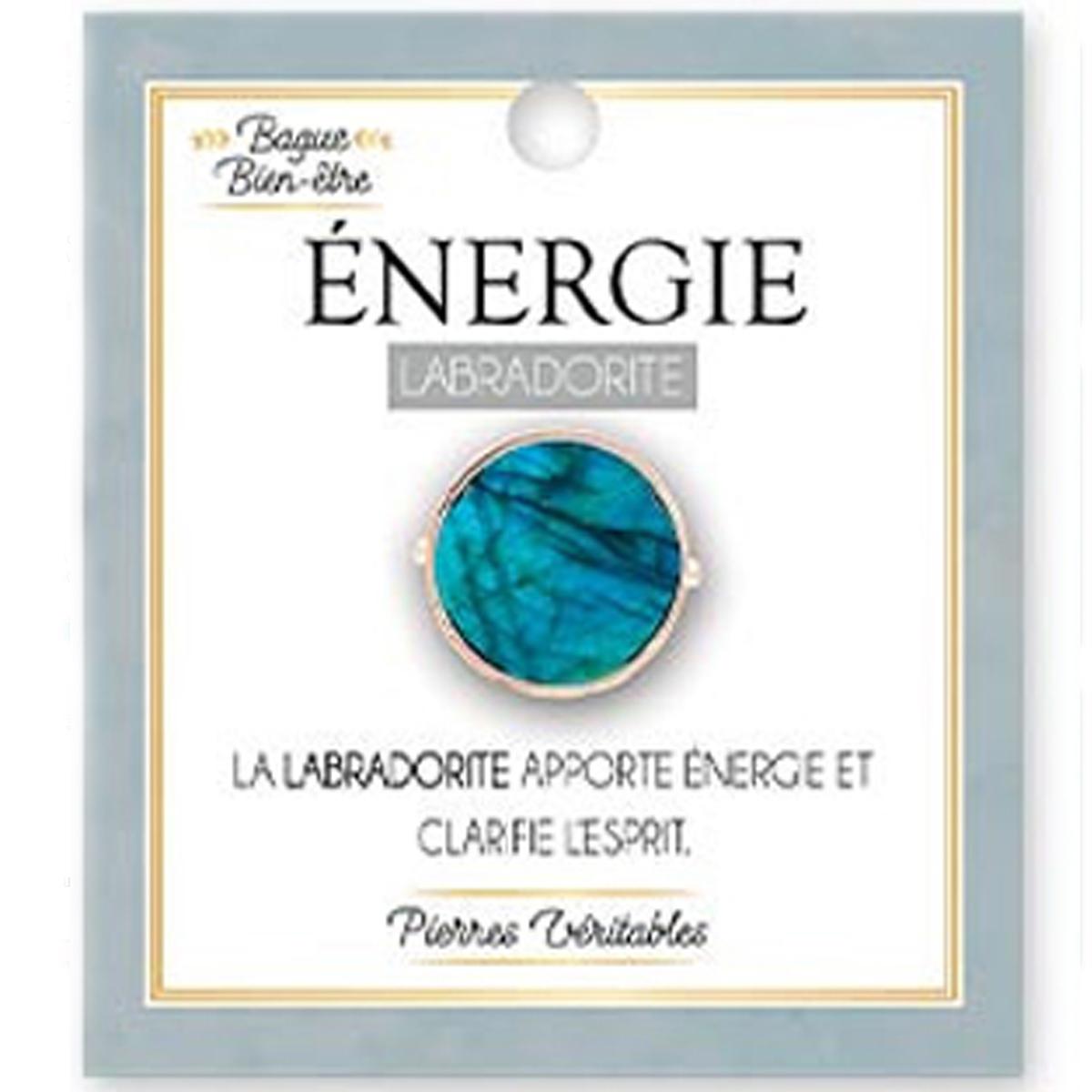 

Les Trésors De Lily [A1947] - Серо-голубое оздоровительное кольцо Mineralia. (Лабрадорит - Энергия) - 15мм