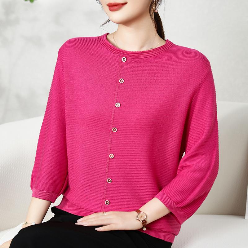 Qinghe Cashmere Women's 30% Cashmere Sweater - Soft & Warm Wool Blend Pullover