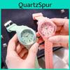 Montre LED Quartz pour Enfants avec Lumière Nocturne et Bracelet en Silicone pour Cadeau d'Enfant