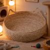 Grass Woven Cats House Soft And Durability Handwoven Cats Sleeps Basket For Indoor Use Providing Warmth