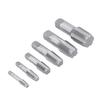 6Pcs Pipe Tap NPT 1in 3 4in 1 2in 3 8in 1 4in 1 8in Carbon Steel Thread Tapping Tool Kit for PVC Pipe