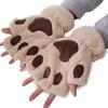 Women Winter Wrist Arm Warmer Knitted Keyboard Long Fingerless Gloves Mitten