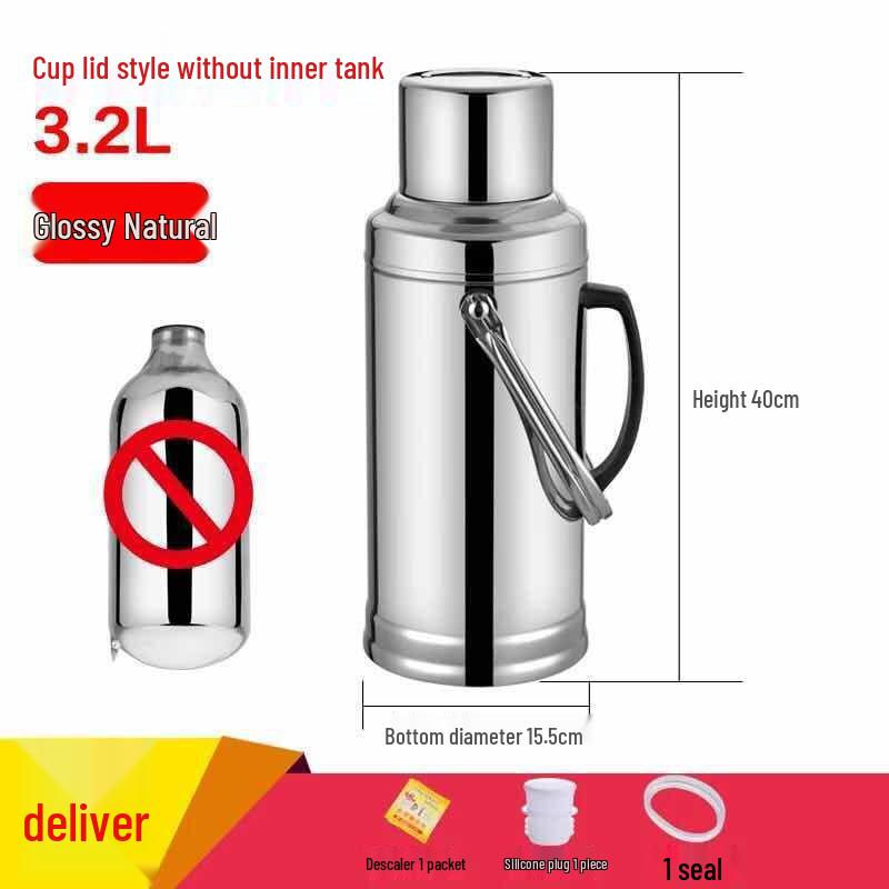 Large Capacity Stainless Steel Hot Water Bottle Thermos Flask