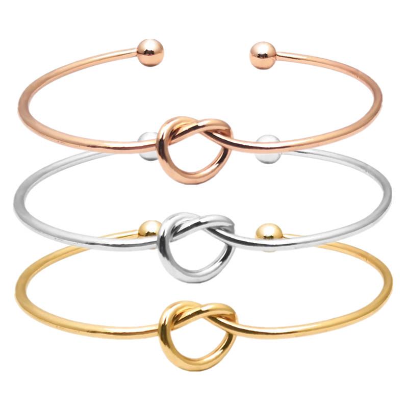 

Браслет из металла Love Knot из розового золота - Tribal Twist Design для женщин