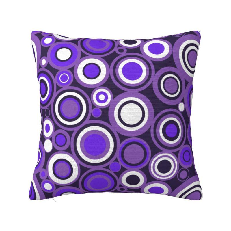 Custom 70s Pattern Retro Inustrial In Orange And Dark Brown Cushion Cover Modern Geometric Soft Nordic Pillow Living Room