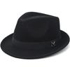 Nuovo cappello jazz in lana imitation cashmere autunnale e invernale, cappello jazz versatile in stile britannico europeo e americano, cappello ispessito antivento e caldo