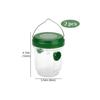 2 Pieces Solar Wasp Trap with LED Light, Insect Traps, Insect Catcher Trap In Honey Bees Hornets Mosquitoes