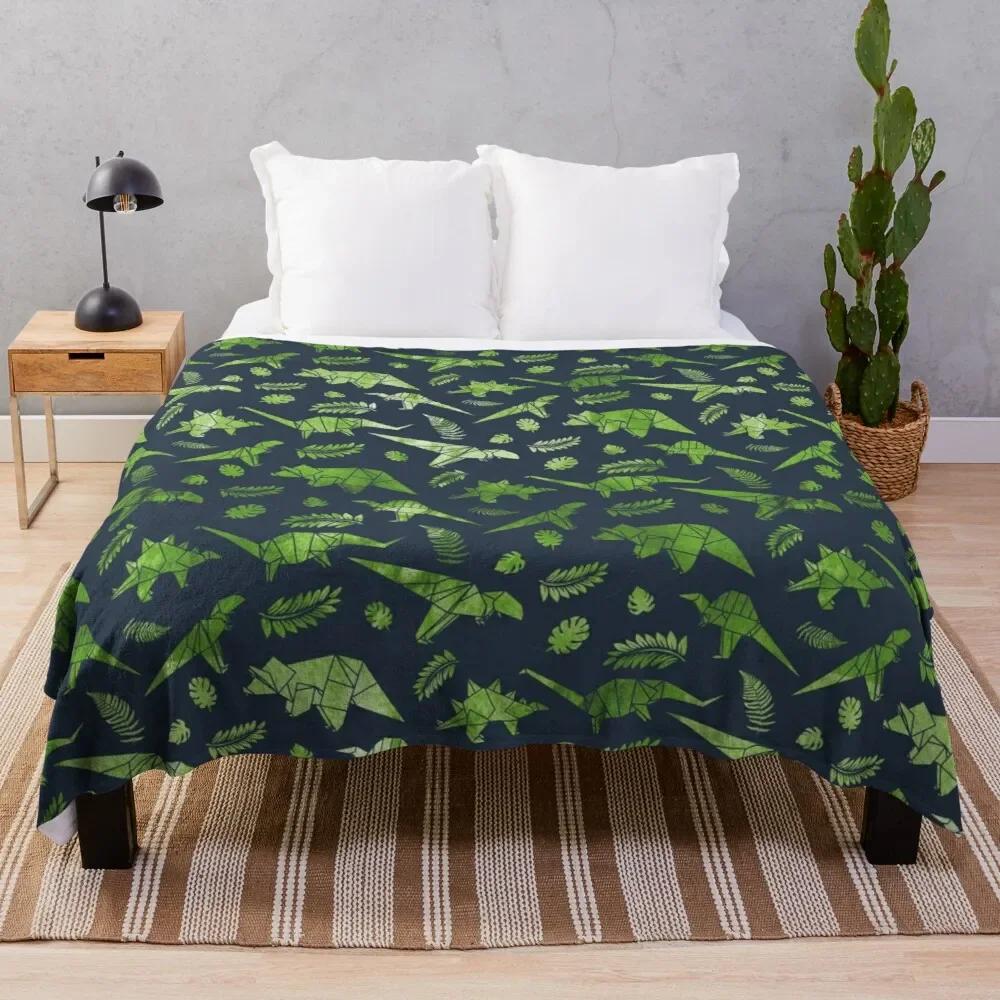 Manta de Jantar Desenho Animado Dinossauro Macia Leve Durável Aconchegante Cama Sofá Viagem Acampamento Manta de Pelúcia para Crianças Adolescente Adulto