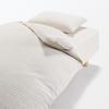 MUJI Cotton Soccer Weave Duvet Single Size 76400288 Cover, 150x210cm, Beige,