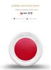 Graffiti ZIGBEE Sound & Light Alarm: Remote Control via Mobile App