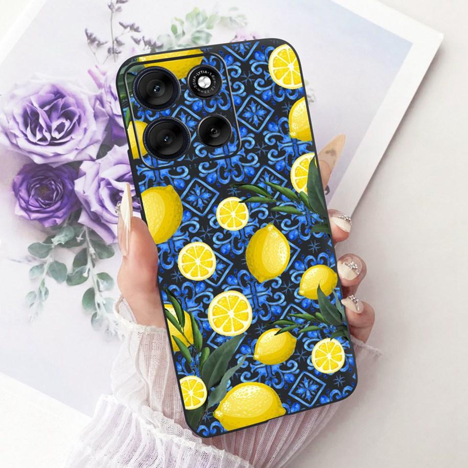Coque Pour Motorola Moto G56 Housse 2025 Nouvelle Élégante Nœud Papillon Fleur Silicone Souple Coques de Téléphone Pour Motorola Moto G66Y G66J 5G Fundas