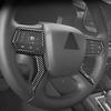 Carbon fiber Steering Wheel Trim For Mitsubishi Outlander -2024