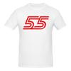 Anniversaire Drôle Unisexe Unisexe Carlos Sainz 55 Unisexe T-shirt Imprimé Unisexe T-shirt Shirt Musculation
